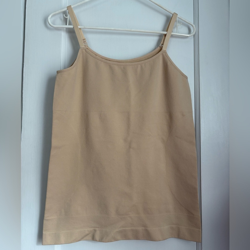 Shapermint Tan Camisole Scoopneck Fitted Top Size: 3XL
